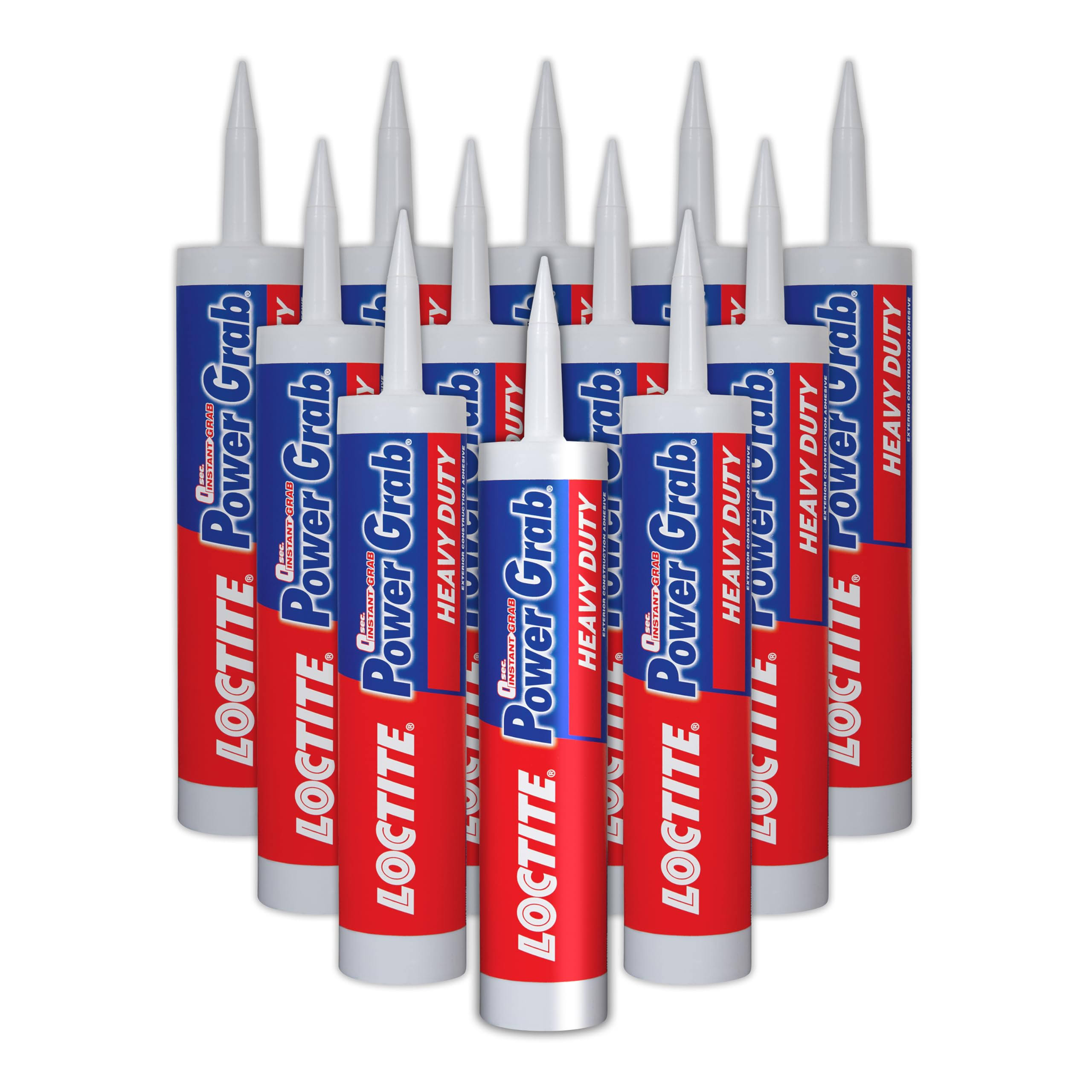 Loctite Power Grab 9 fl oz Express Heavy-Duty Construction Adhesive- 12 Pk