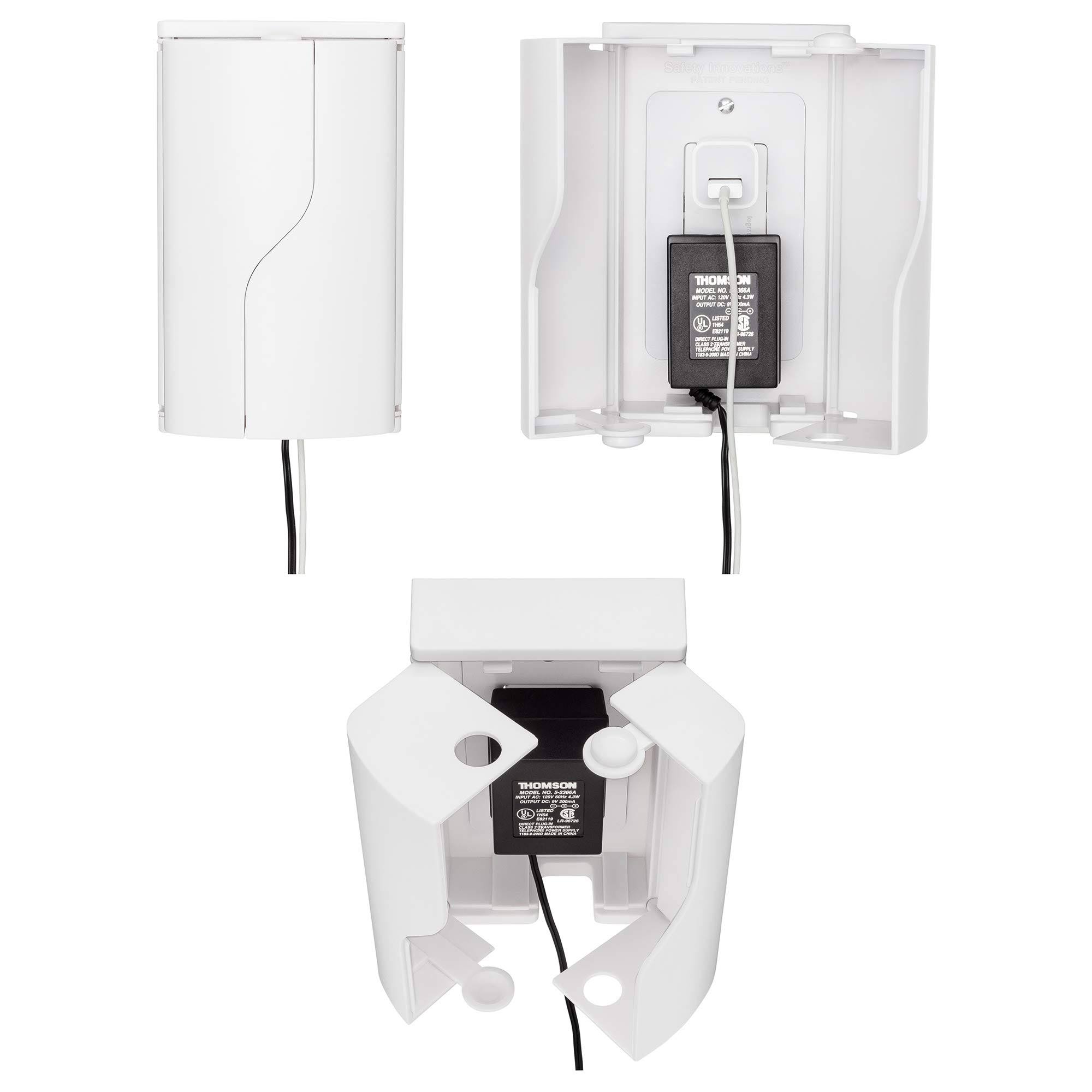 Safety Innovations 10408 Twin Door Outlet Box