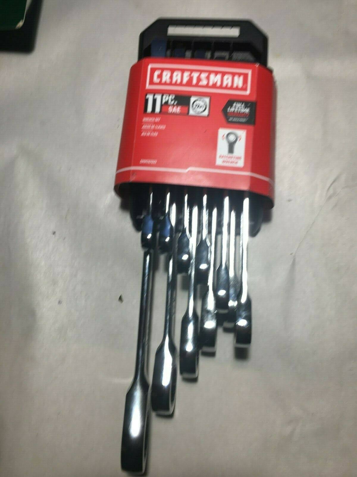Craftsman 11 Piece SAE 12pt CMMT87022 Ratcheting Wrench Set