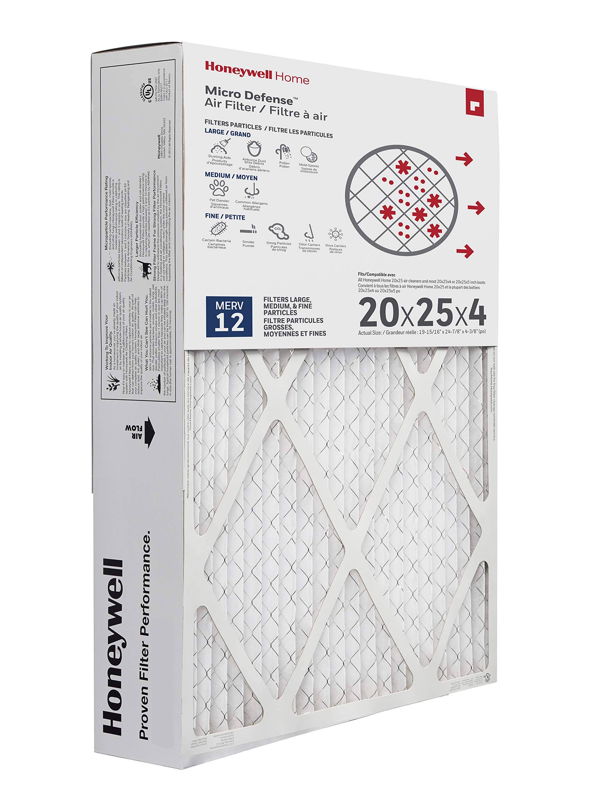 Honeywell 20 in. x 25 in. x 4 in. FPR 10 Air Cleaner Filter