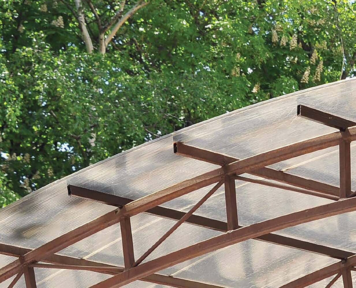 Plaskolite 0.236-in T x 48-in W x 96-in L Clear Polycarbonate Sheet