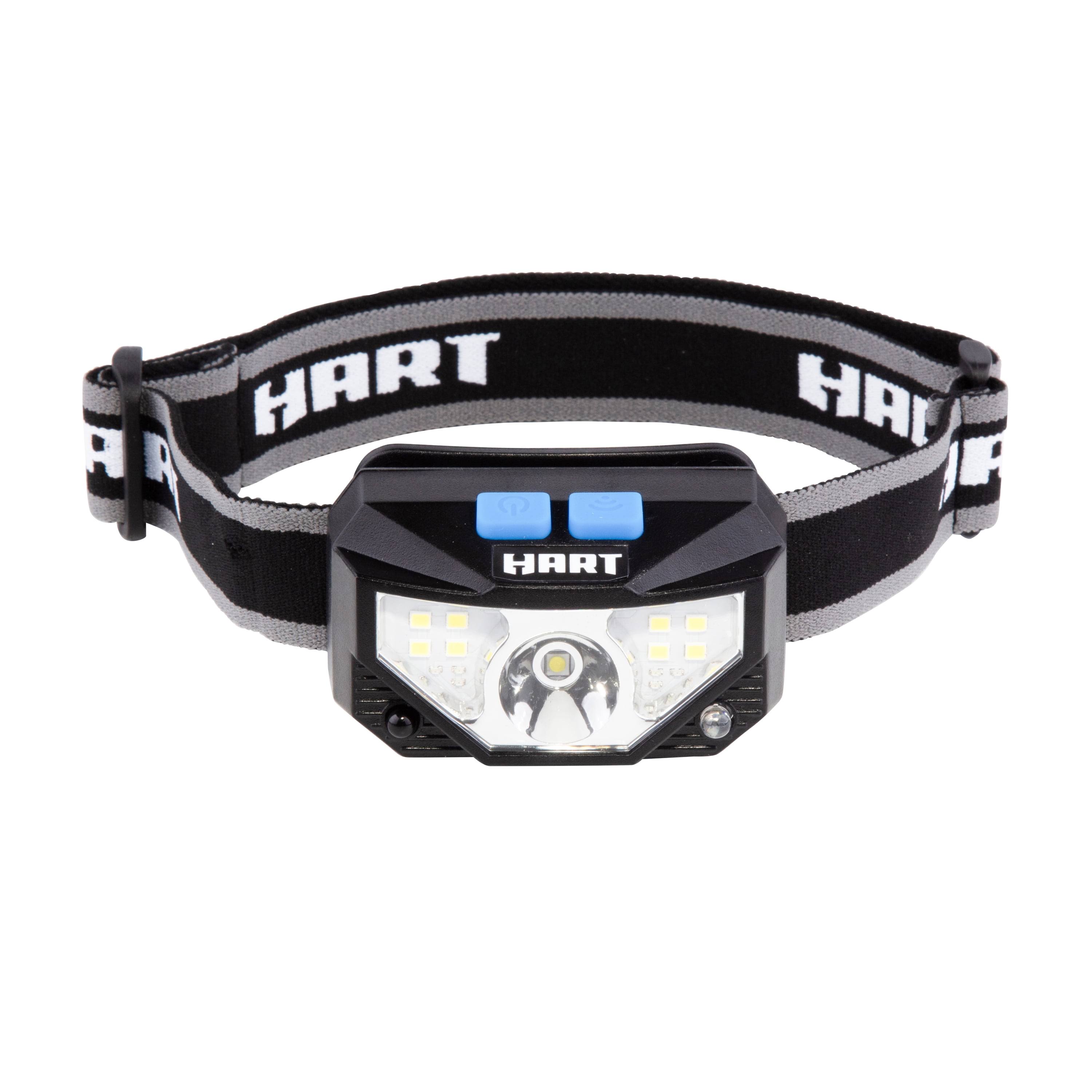 Hart Rechargeable LED Spot and Work Headlamp Hands Free On/Off, 500 Lumens, Size: 2.98 inch x 1.52 inch x 1.76 inch