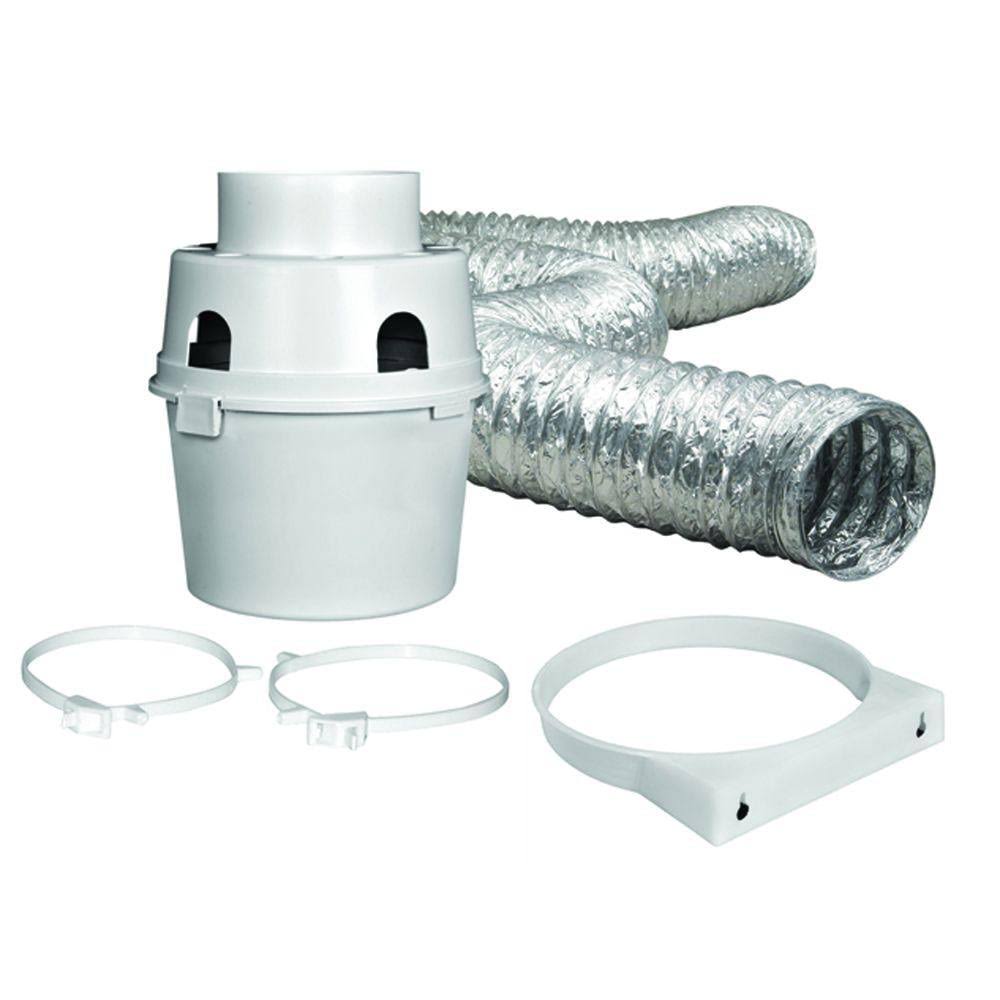 Everbilt 4 in. x 5 ft. Indoor Dryer Vent Kit with Flexible Duct