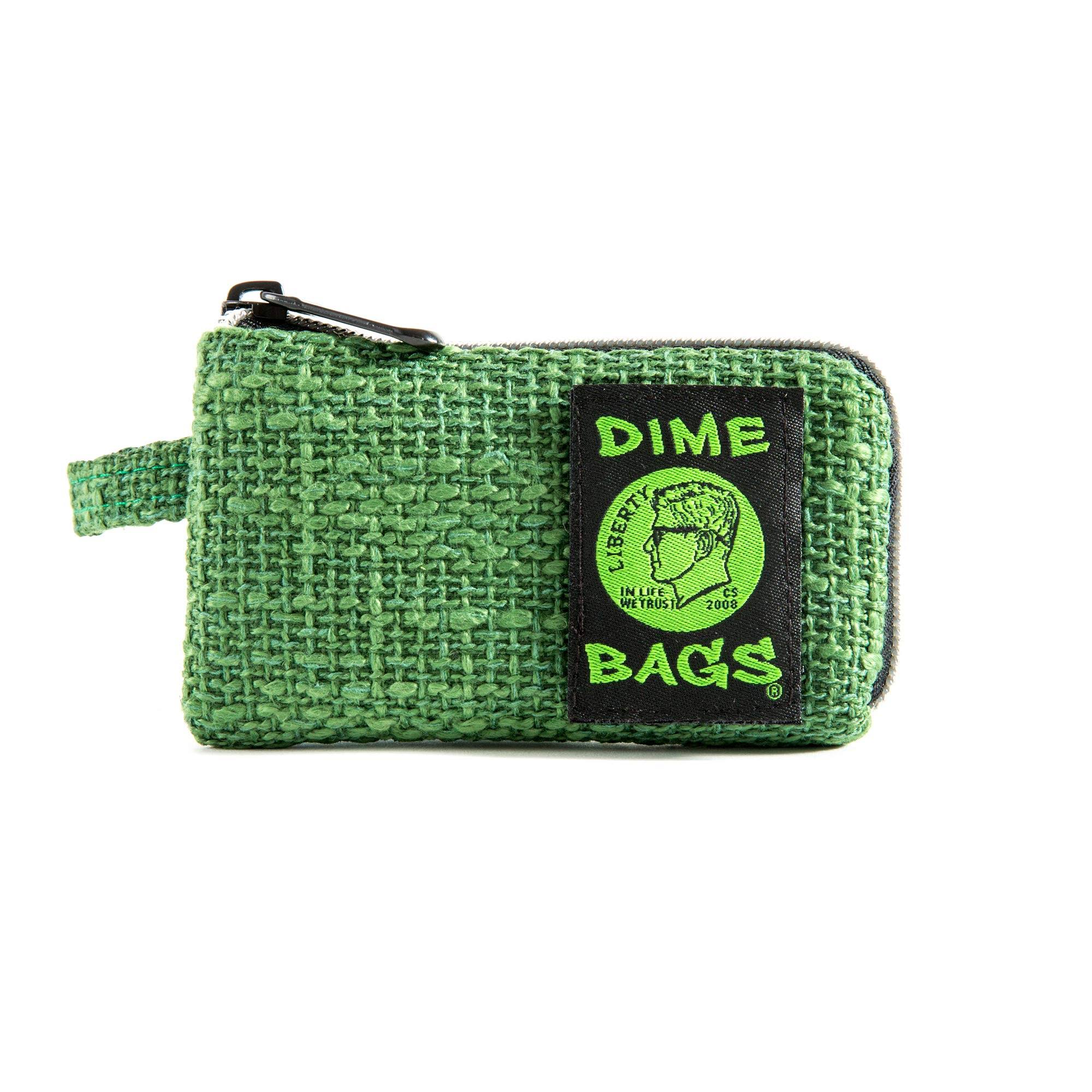 Dime Bags Padded Pouch- Soft Interior with Secure Heavy-Duty Zipper (Forest, 5-Inch)