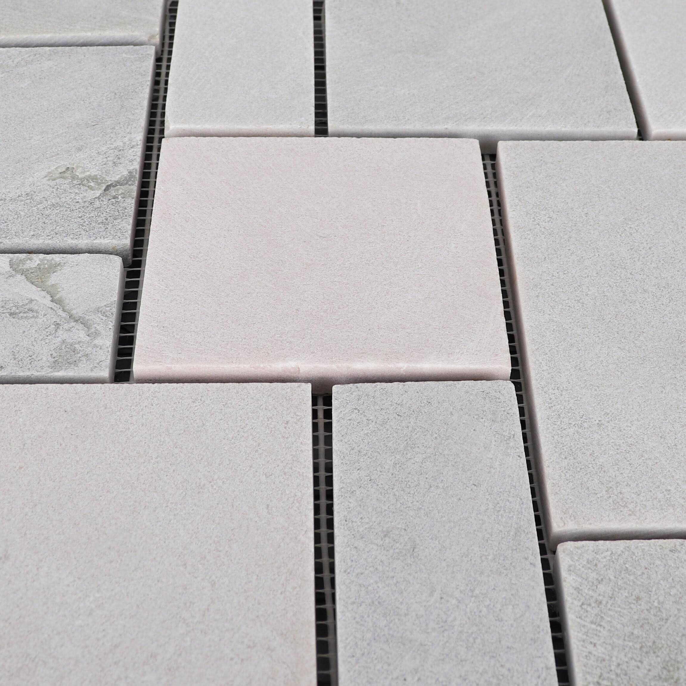 3rd Street Inn White Slate Stone Tiles- 18 Pack
