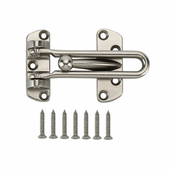 4 in. Door Security Guard, Satin Nickel, Size: 4 inch, VSN10123