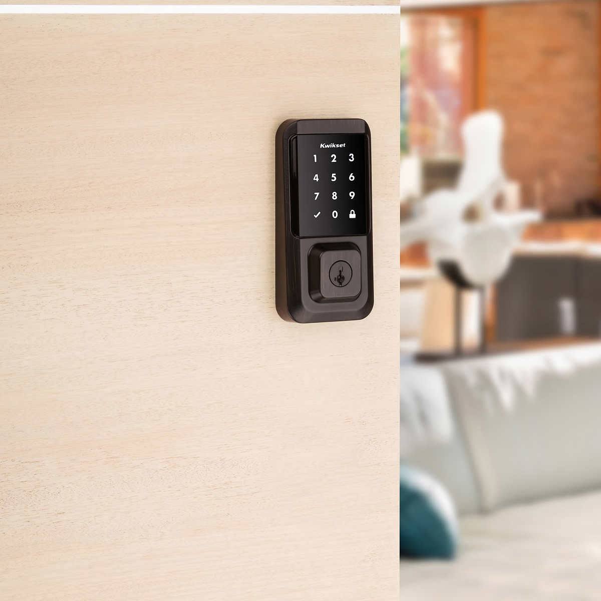 Kwikset Satin Nickel Halo Touchscreen Wi-Fi Smart Lock