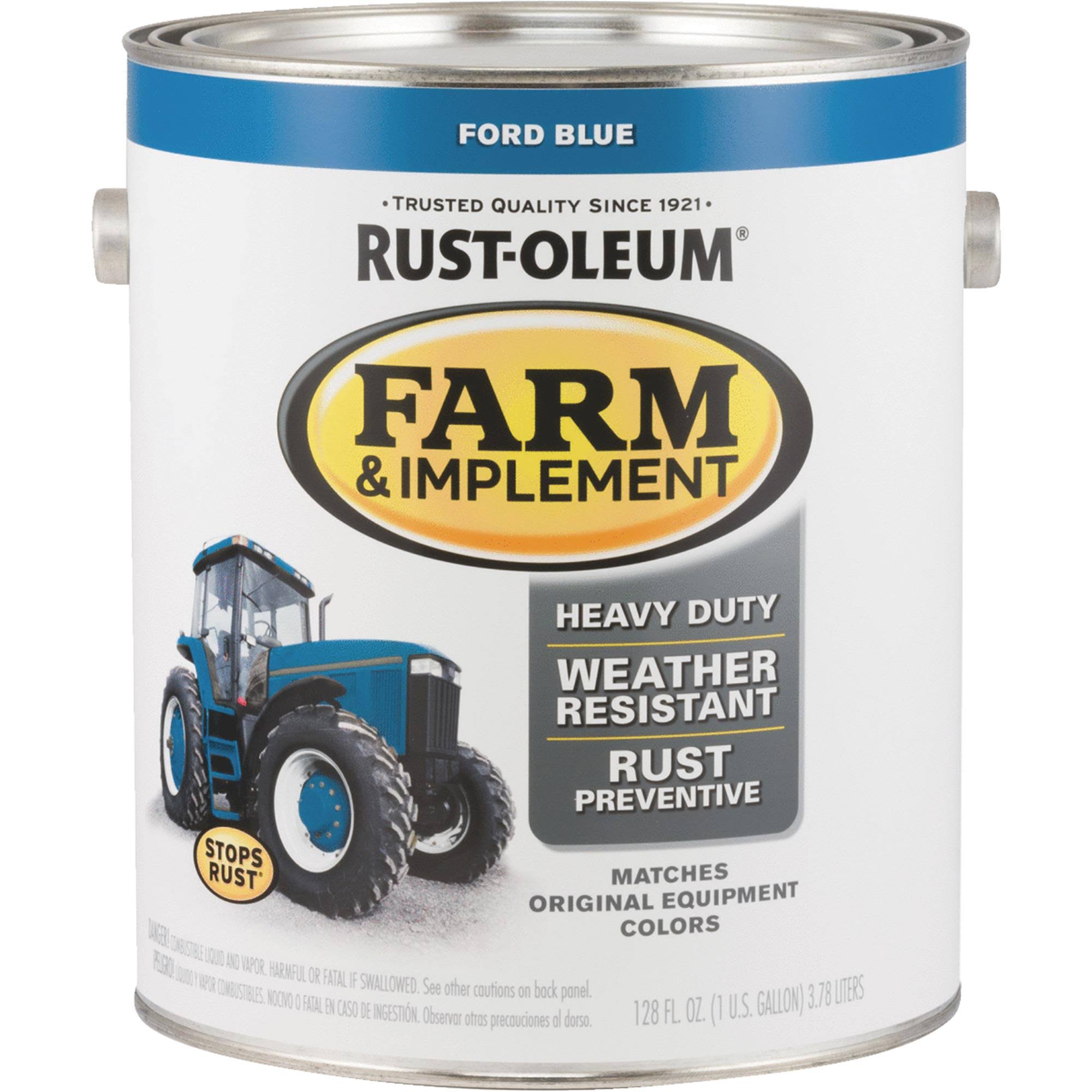 Rust-Oleum Farm & Implement Enamel Ford Blue, 1 gal.