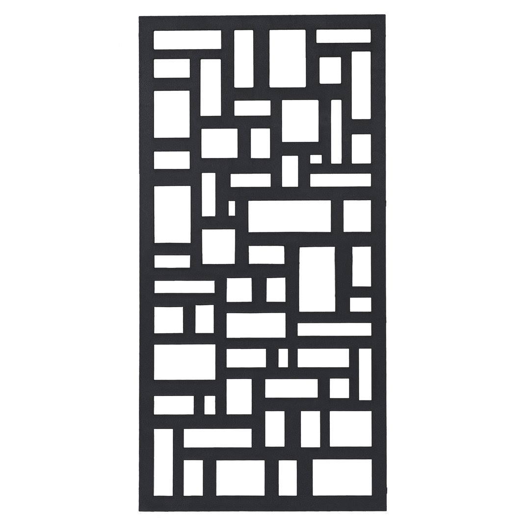 0.3 in. x 45.7 in. x 1.9 ft. Cobblestones Wall Art & Fence Panel