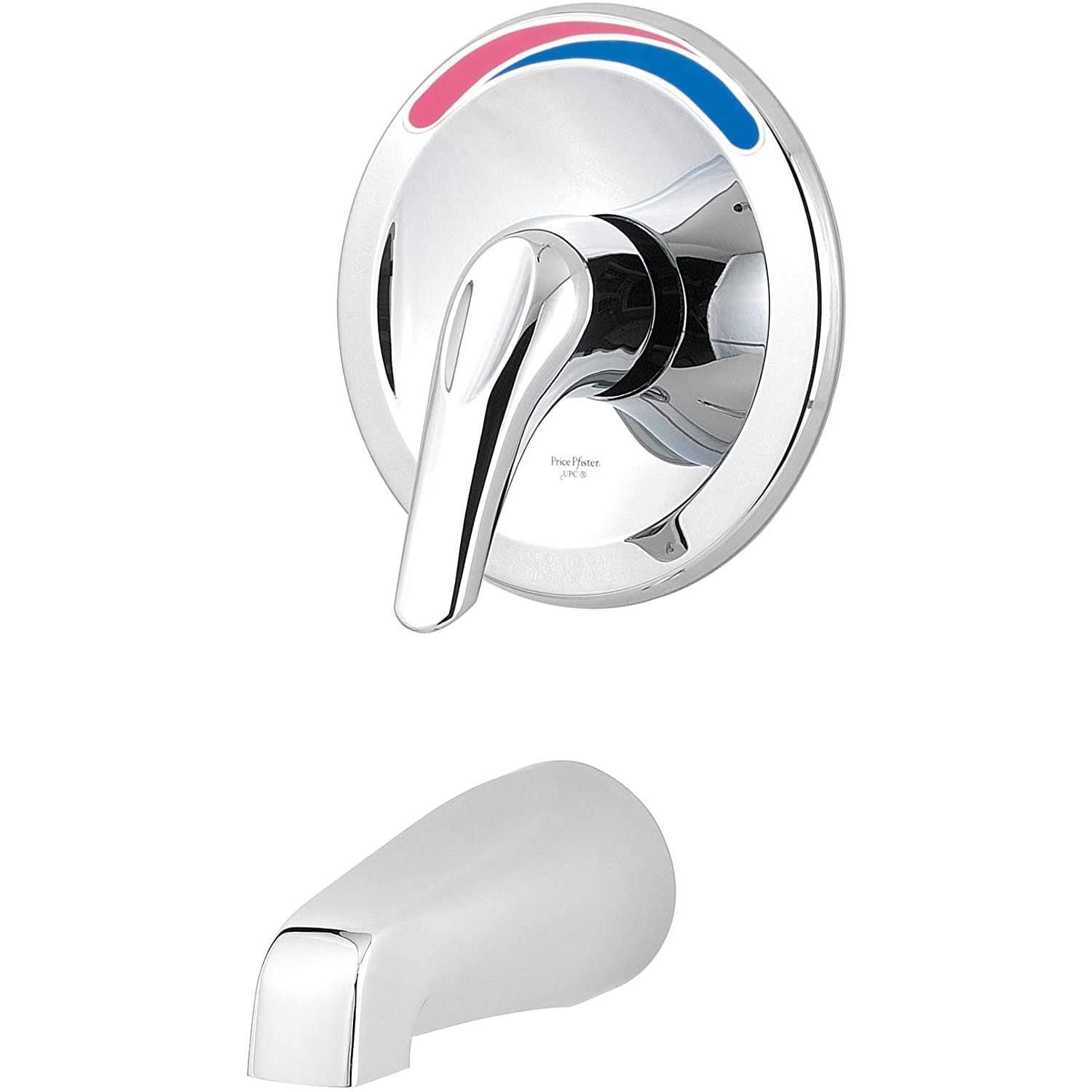 Pfister R89-0100 Pfirst Series 1-Handle Tub Only Trim, Polished Chrome
