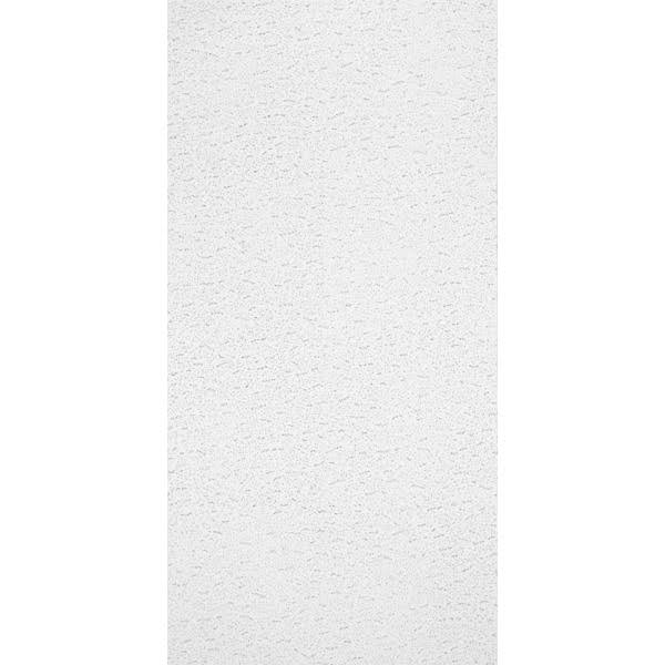 Armstrong Ceilings Textured Contractor 48-in x 24-in White Drop Ceiling Tile 10-Pack | 942B