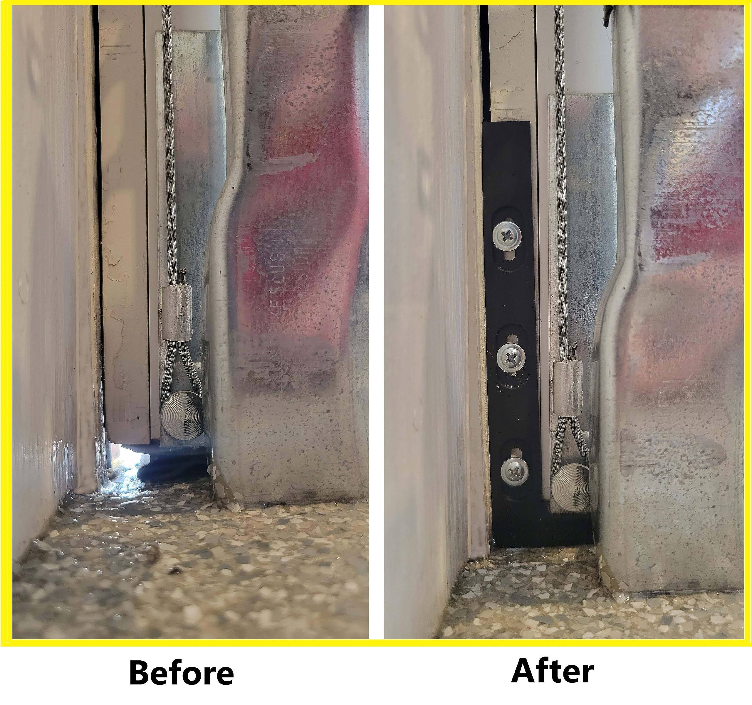 Rodent Ninja Garage Door Corner Seal Set of Left and Right Handed Seals Keep Mice Critters Out Suitable for Residential at MechanicSurplus.com