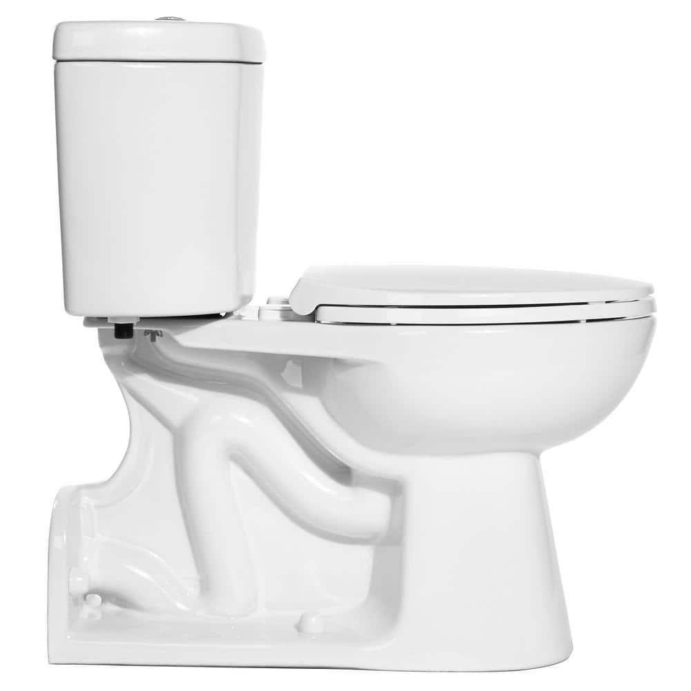 Niagara Stealth 2-Piece 0.95 GPF Rear-Outlet Single Flush Elongated Toilet with Stealth Technology in White Glaze, Seat Not Included