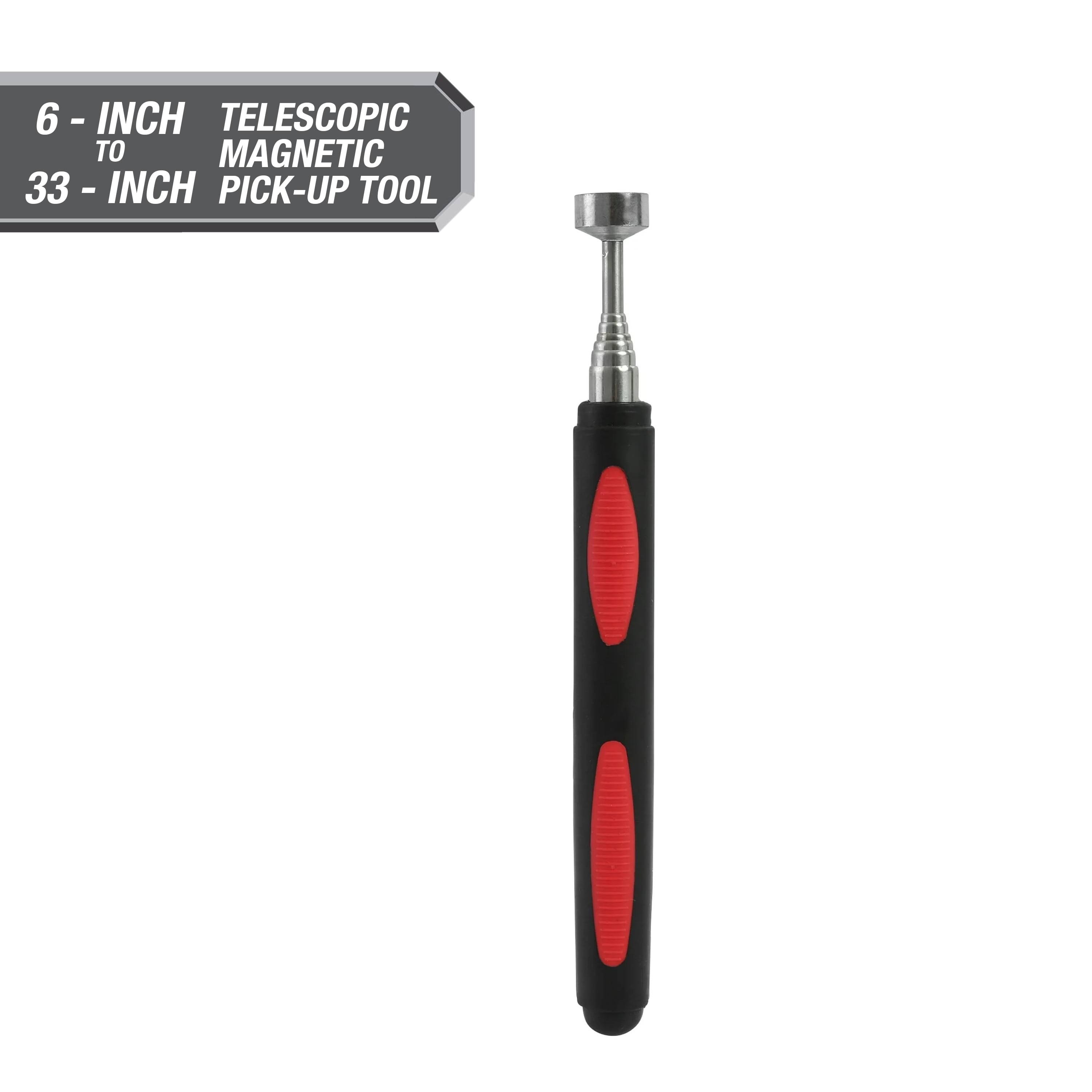 Hyper Tough Heavy Duty 6-Inch to 33-inch Telescoping Magnetic Pick-Up Tool, 4016v
