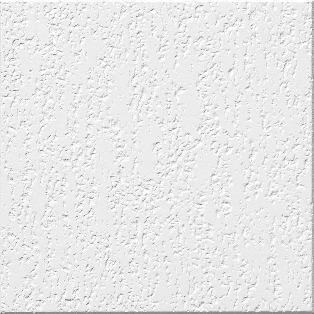 Armstrong Ceilings 12-in x 12-in Impression 40-Pack White Textured Surface-Mount Acoustic Ceiling Tiles | 1134G