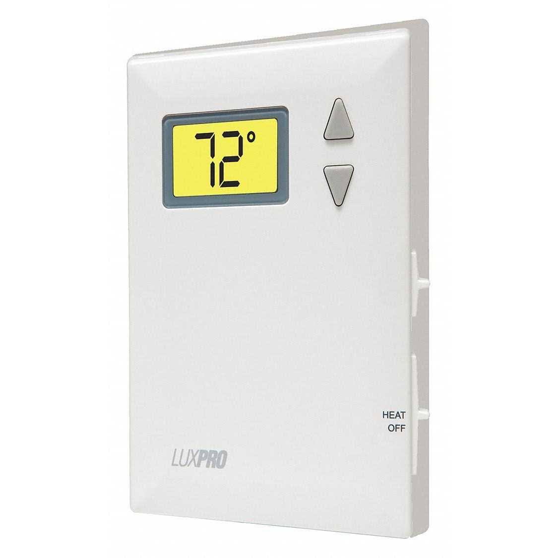 Luxpro PSD010B Digital 2 Wire Heat Only Thermostat