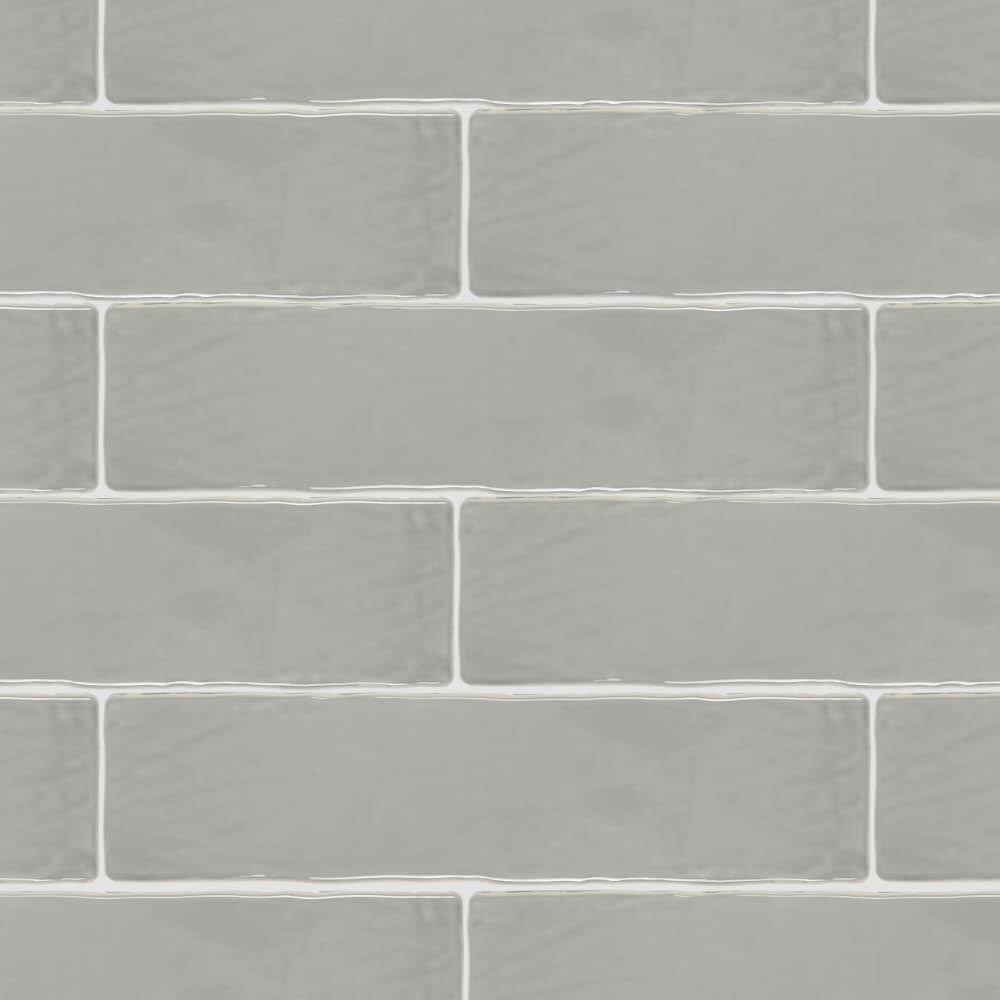 Boutique Ceramic Boutique Crafted Grey 3-in x 12-in Glazed Ceramic Subway Wall Tile (0.24-sq. ft/ Piece) | LWBOUT0312GREY