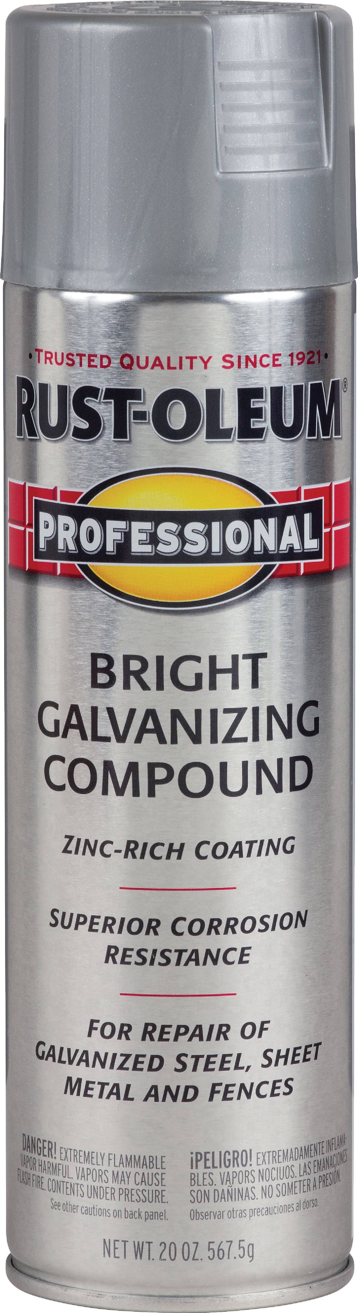Rust-Oleum 20 oz Professional Bright Galvanizing Compound Spray