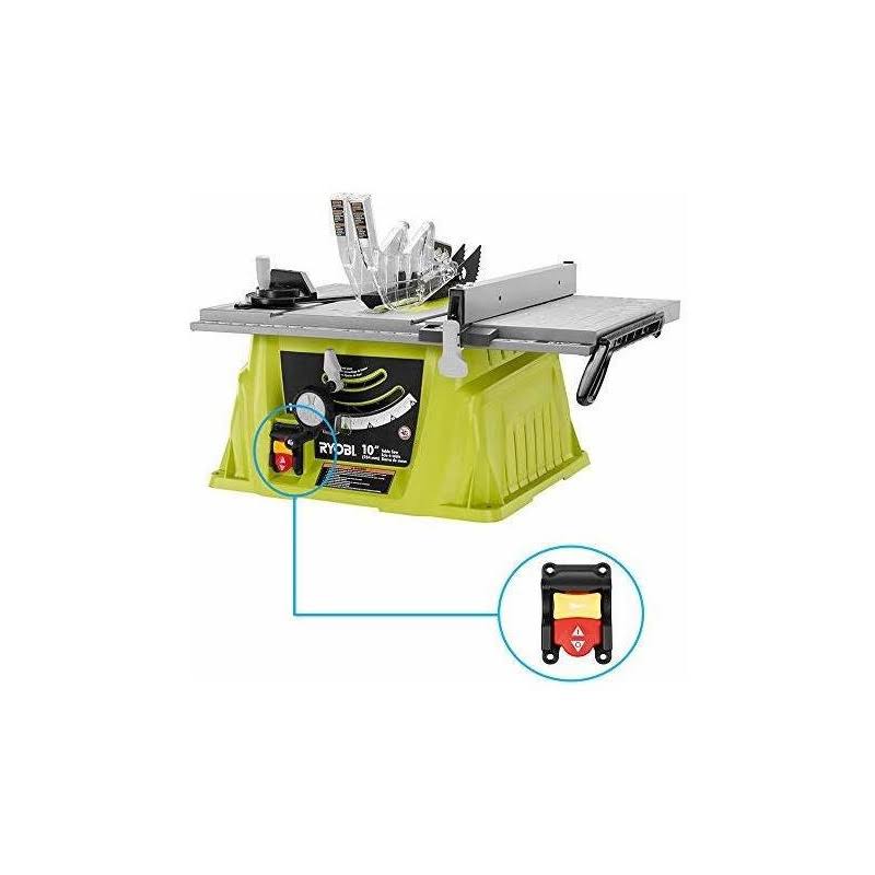 Belleone Table Saw Switch for Ryobi Craftsman, Safety Table Saw Power Switch for Ryobi Craftsman 10