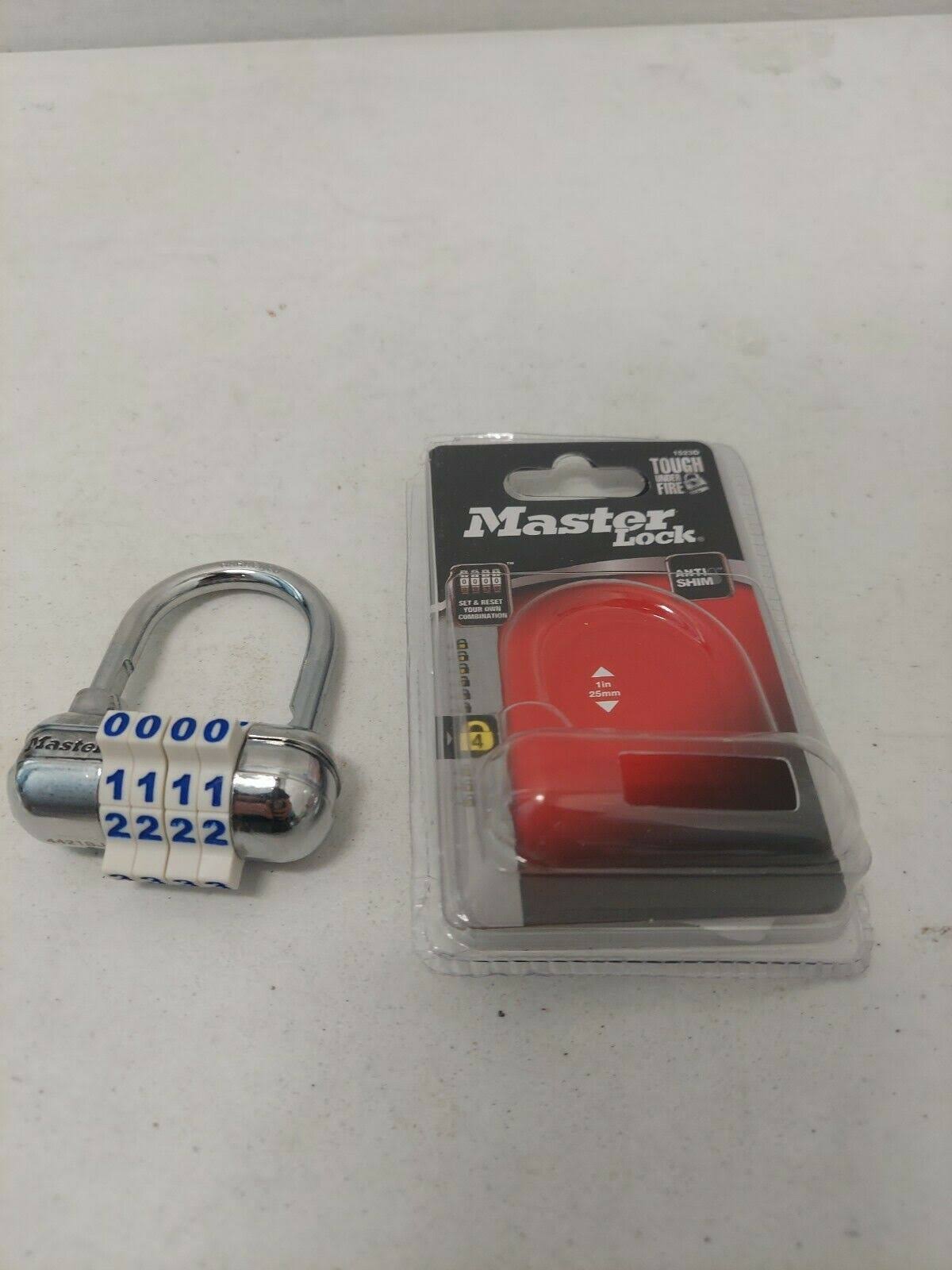 Master Lock 1523d Set Your Own Combination Padlock Blue