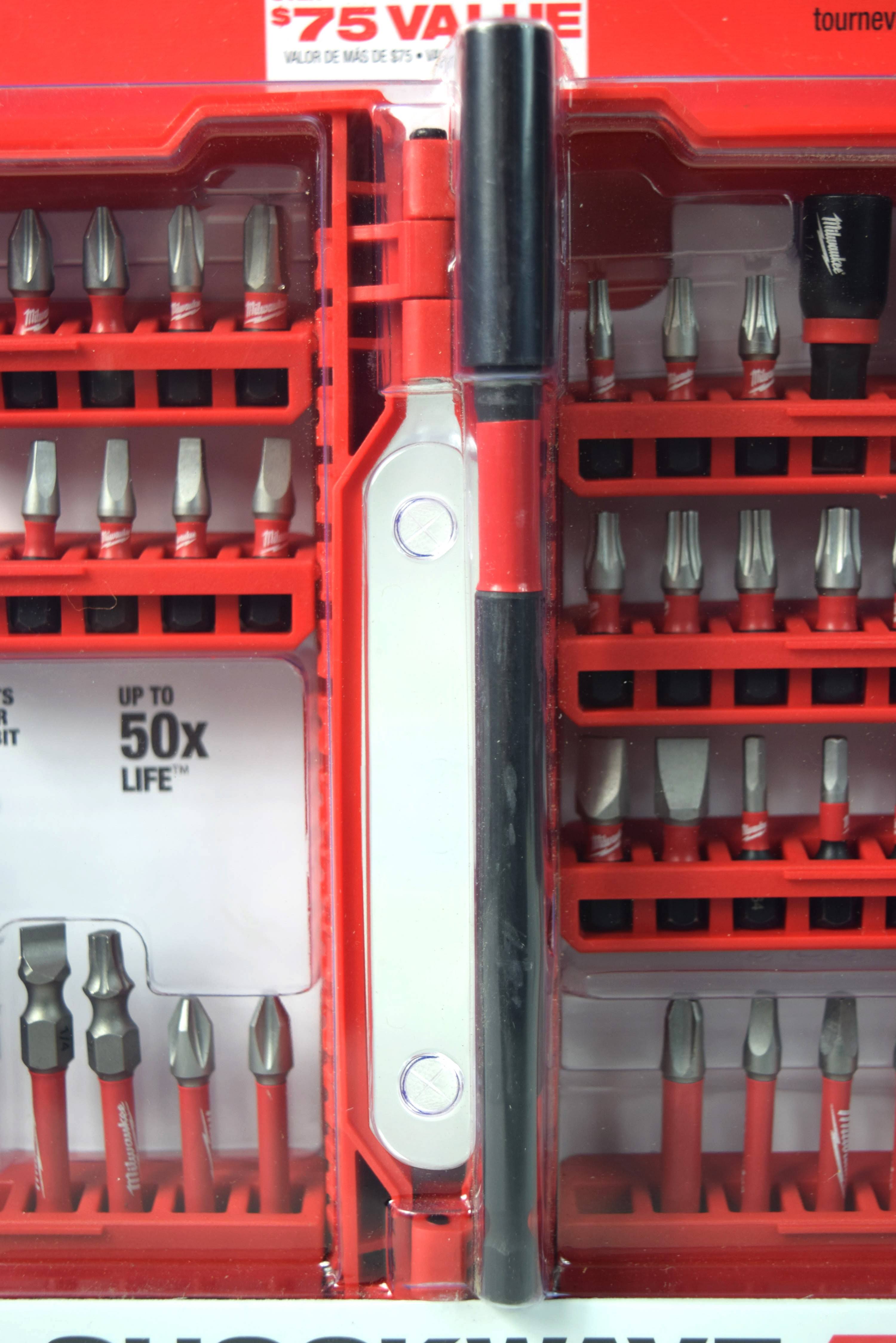 Milwaukee Shockwave Impact Duty Steel Driver Bit Set (45-Piece)