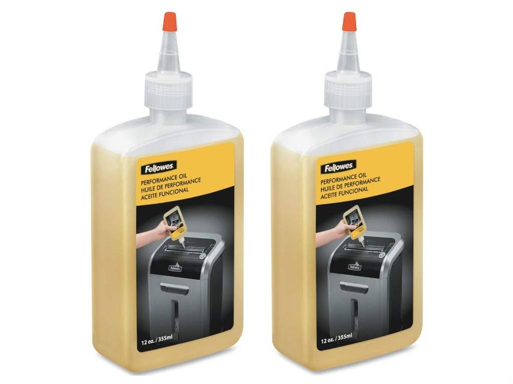 Fellowes Powershred Performance Oil, 12 oz. Bottle w/Extension Nozzle, Sold As 2 Each