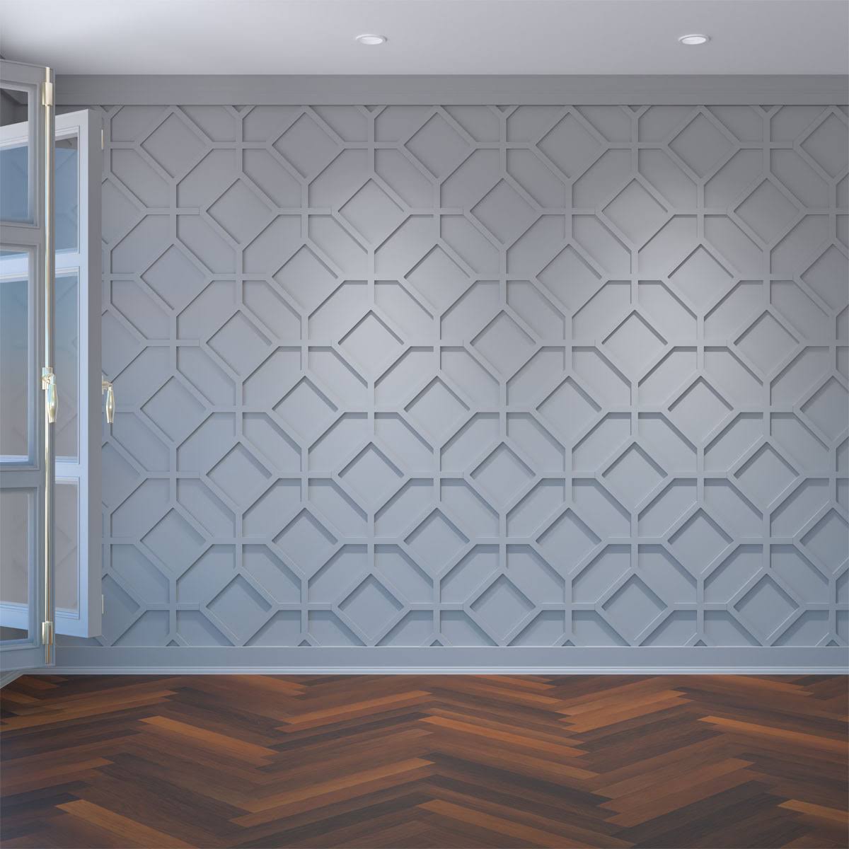 Cameron Decorative Fretwork Wall Panels in Architectural Grade PVC- Medium