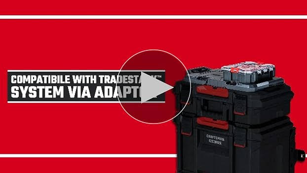 Craftsman VERSASTACK 8-Compartment Plastic Small Parts Organizer | CMST17827