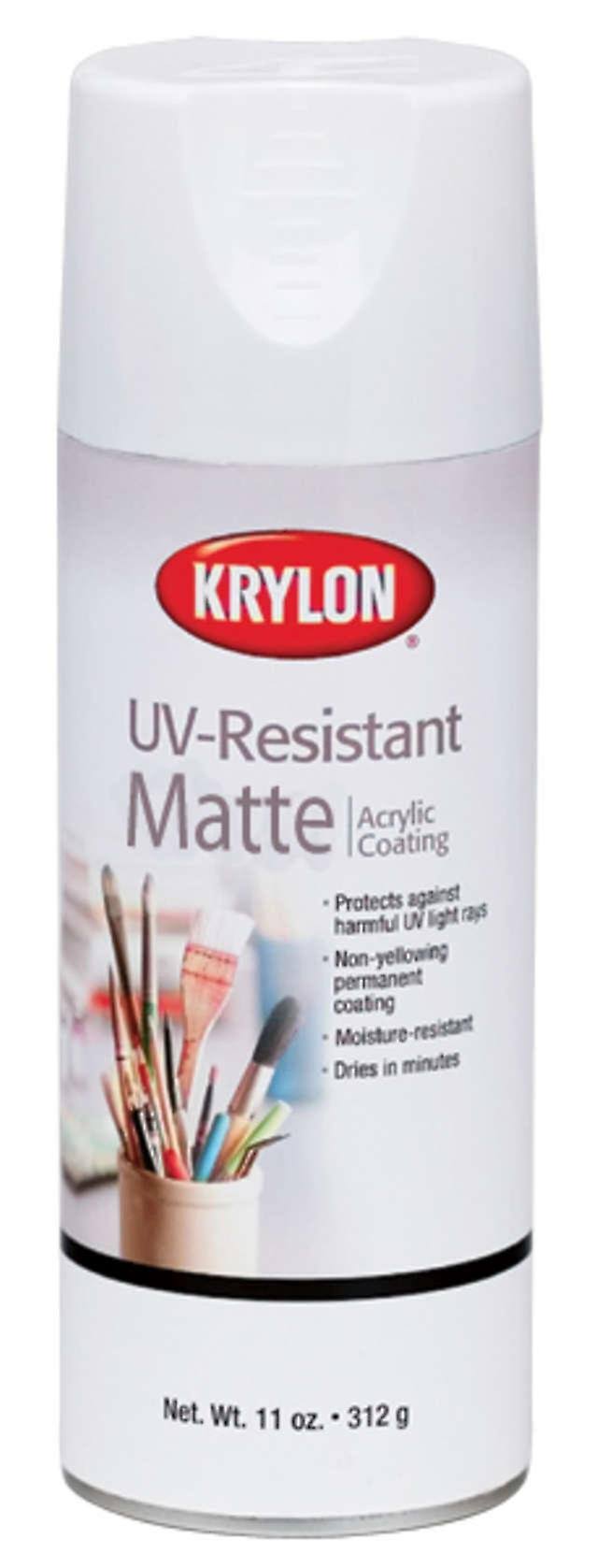 Krylon Spray UV-Resistant Clear Matte 11 oz.