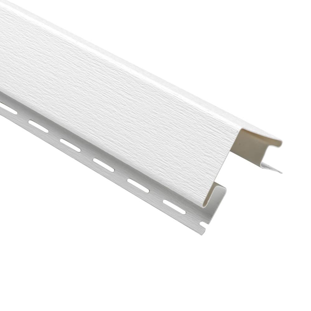 Georgia-Pacific White Outside Corner Post Vinyl Siding Trim 3-in x 120-in | 239316