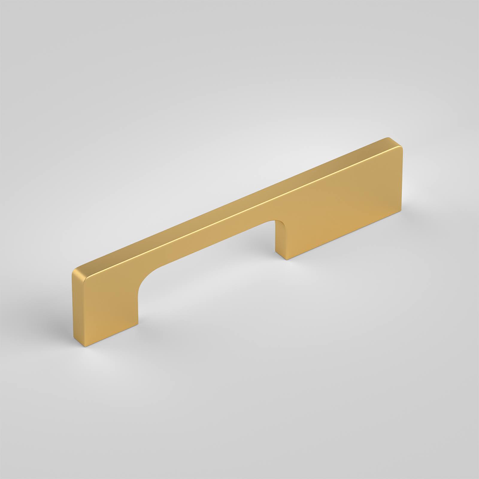 Goldenwarm Solid Brass Modern Slimline Gold Unique Cabinet Pulls and Drawer Handles