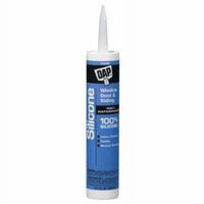 Dap 08641 Silicone Rubber Sealant Clear 10.1 oz.