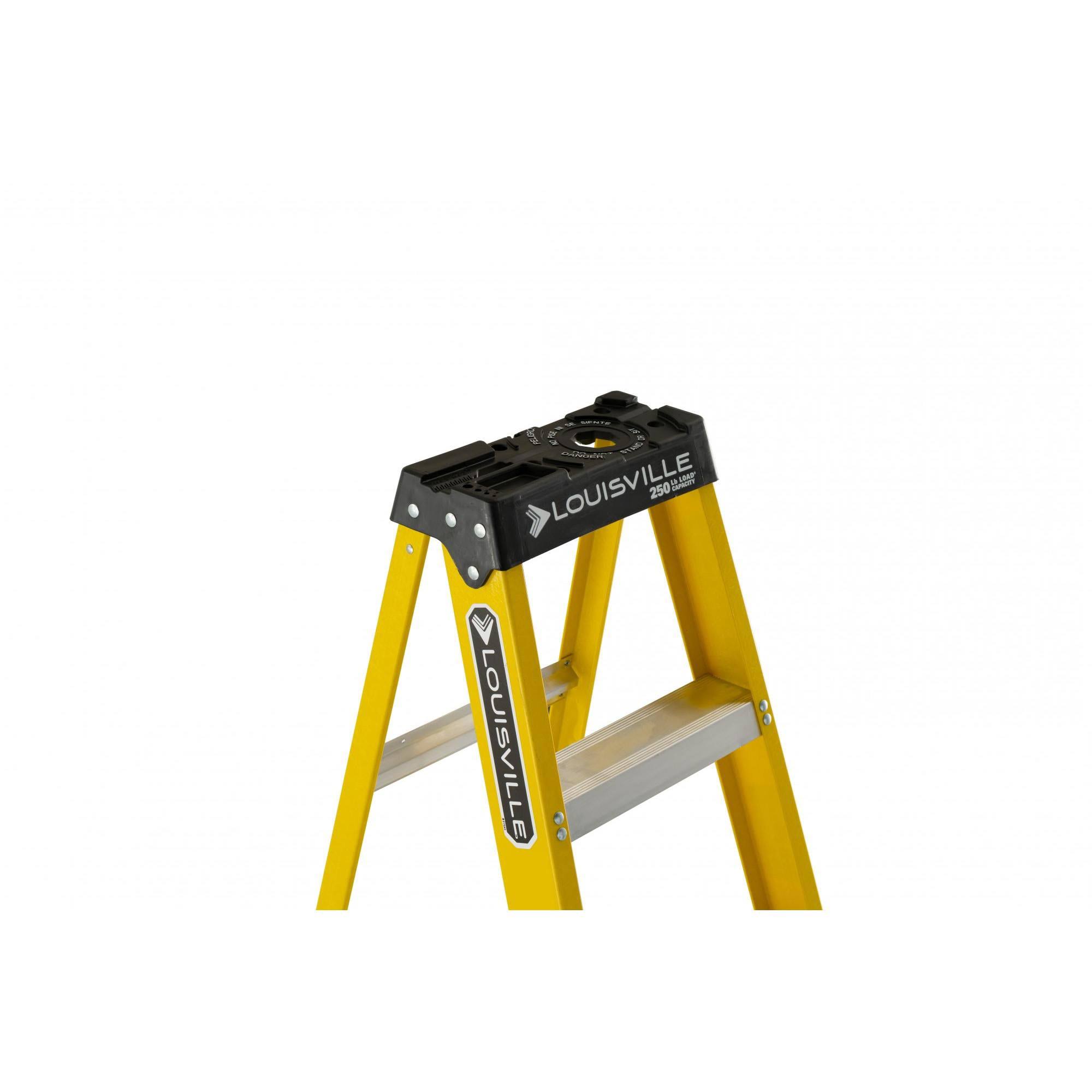 Louisville Ladder 8' Fiberglass Step Ladder, 250-lb Capacity, W-3118-08