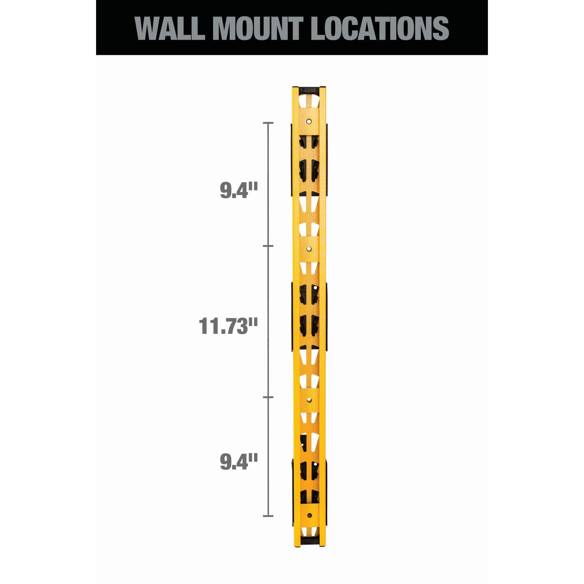 DeWalt 3-Piece Wall Mount Cantilever Rack