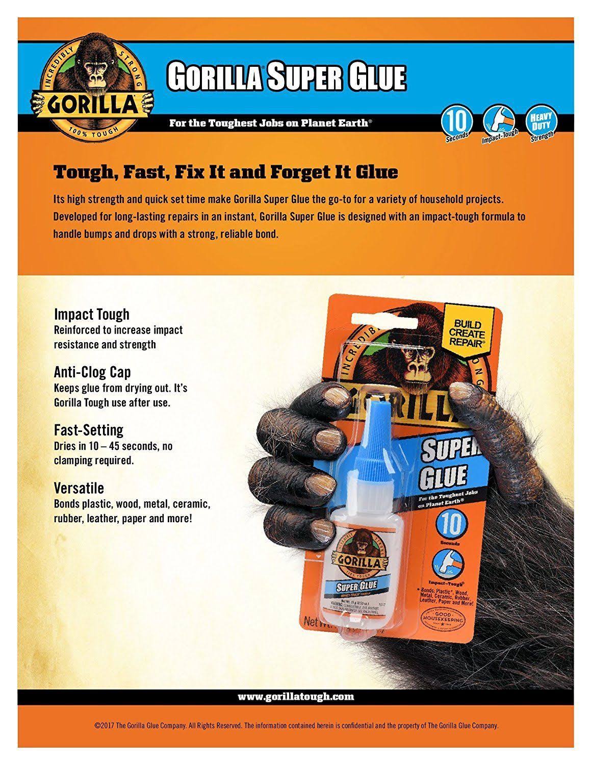 Gorilla Super Glue, Gel- 15 g