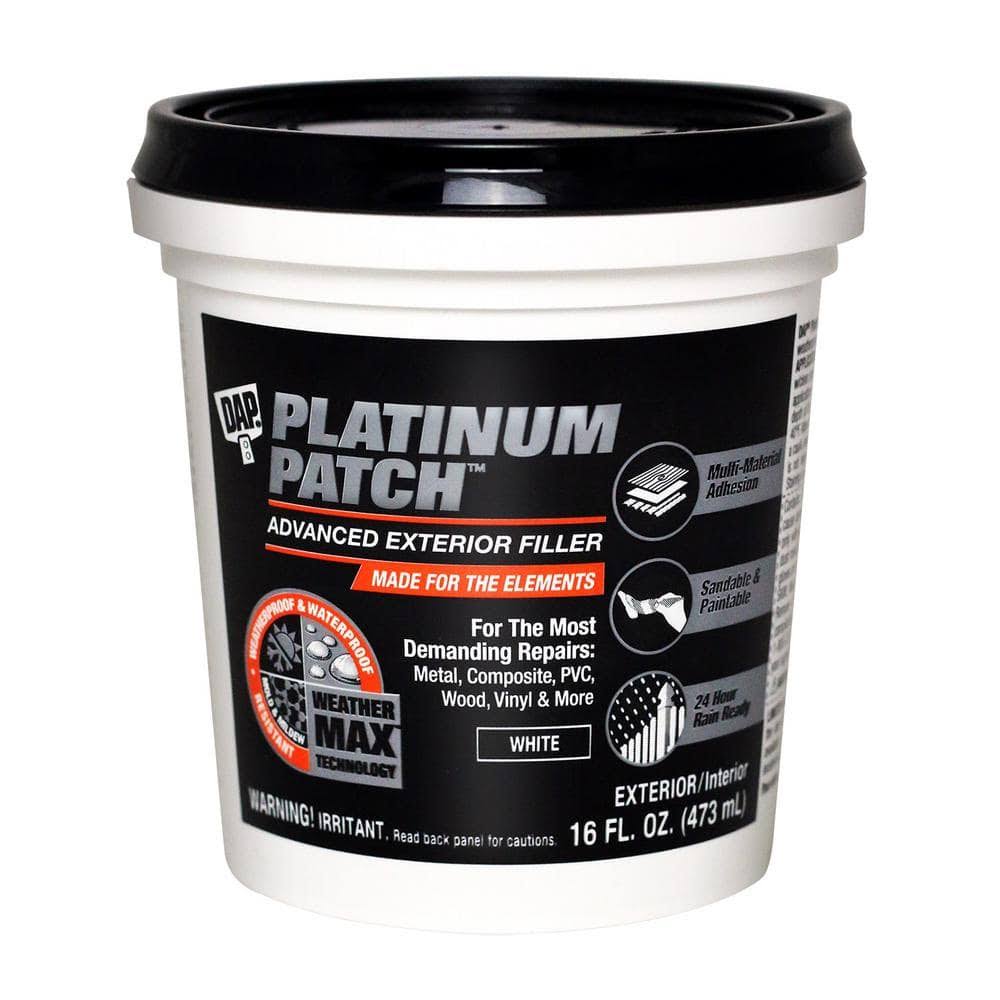 Dap Platinum Patch 16 oz. Advanced Exterior Spackling Paste (12-Pack)
