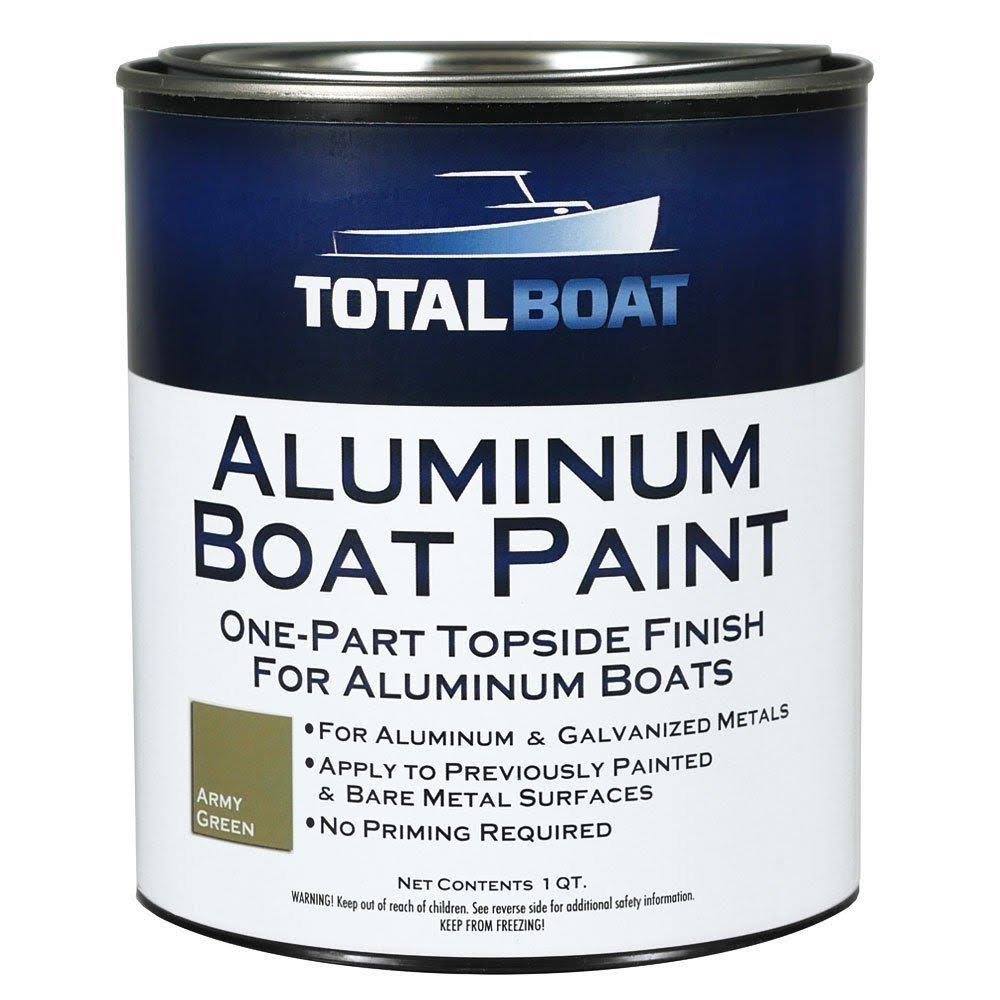 TotalBoat Aluminum Boat Paint (Army Green, quart)
