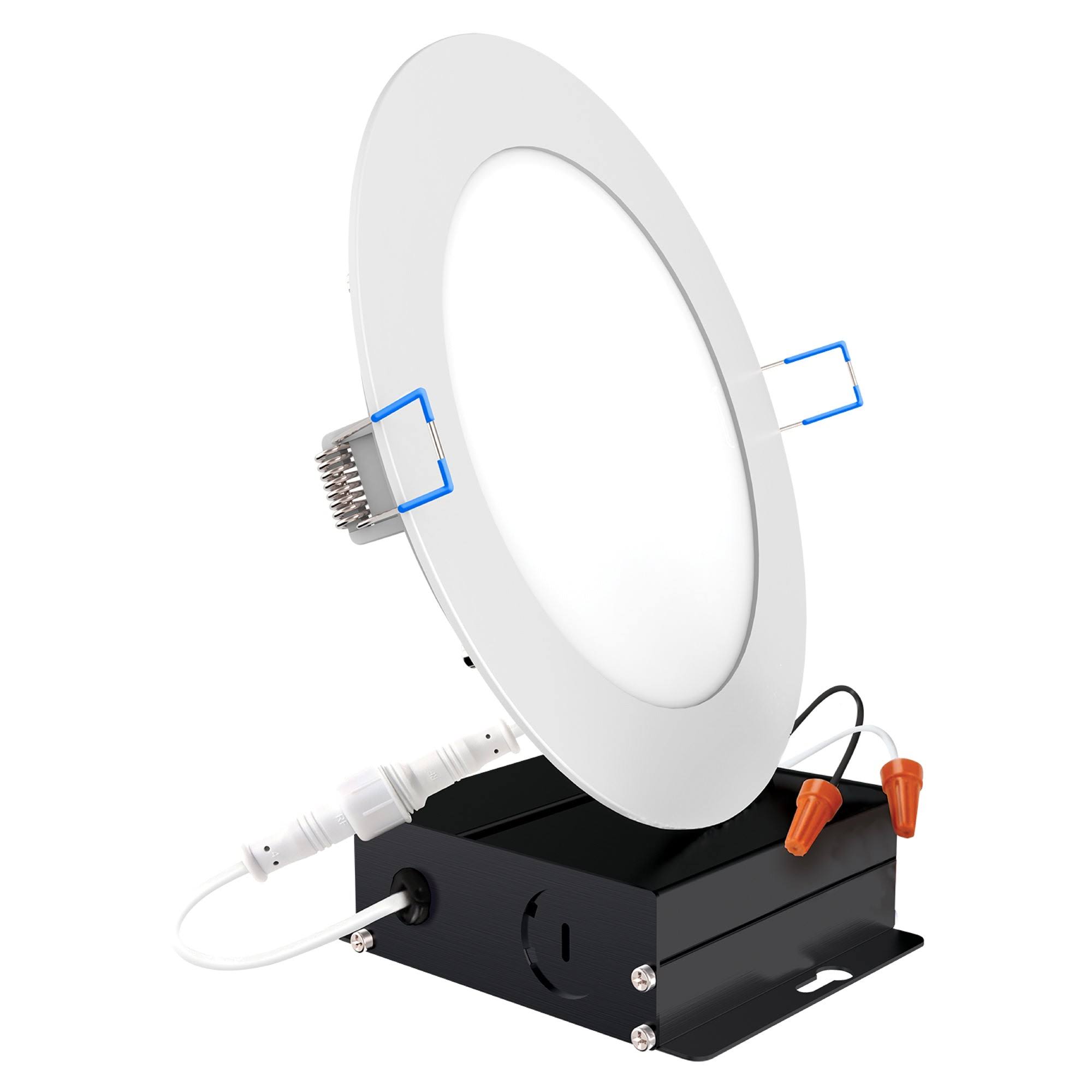 Sunco Lighting 1 Pack 6-Inch Slim Recessed Retrofit Dimmable LED Light 14W 2700K, Soft White