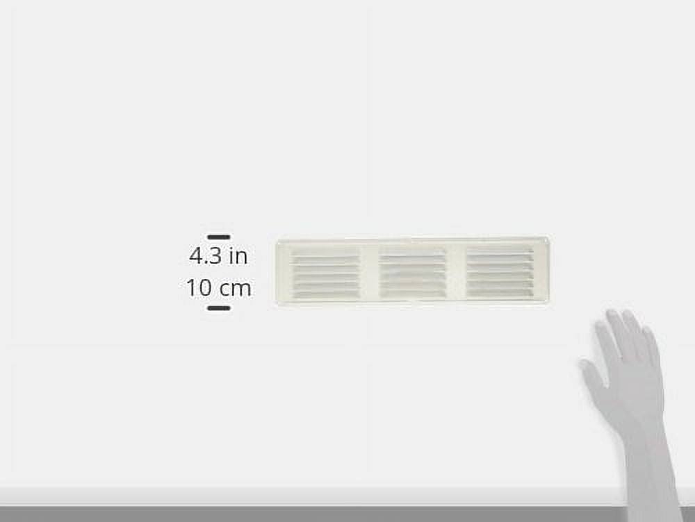 Air Vent Aluminum Undereave Vent, White, 16