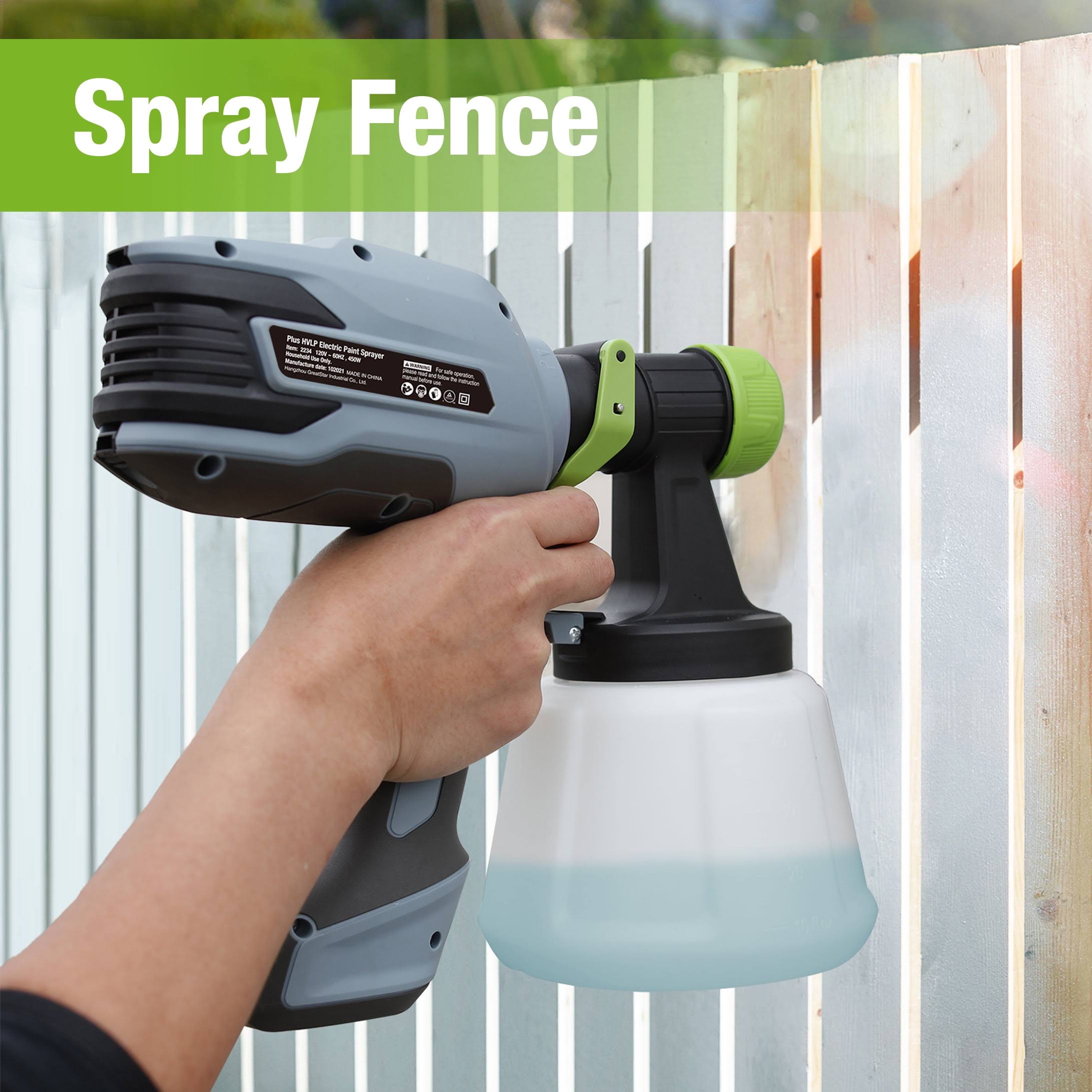 WorkPro Plus 14GPH Electric Paint Sprayer,120 Volt, Model 2234