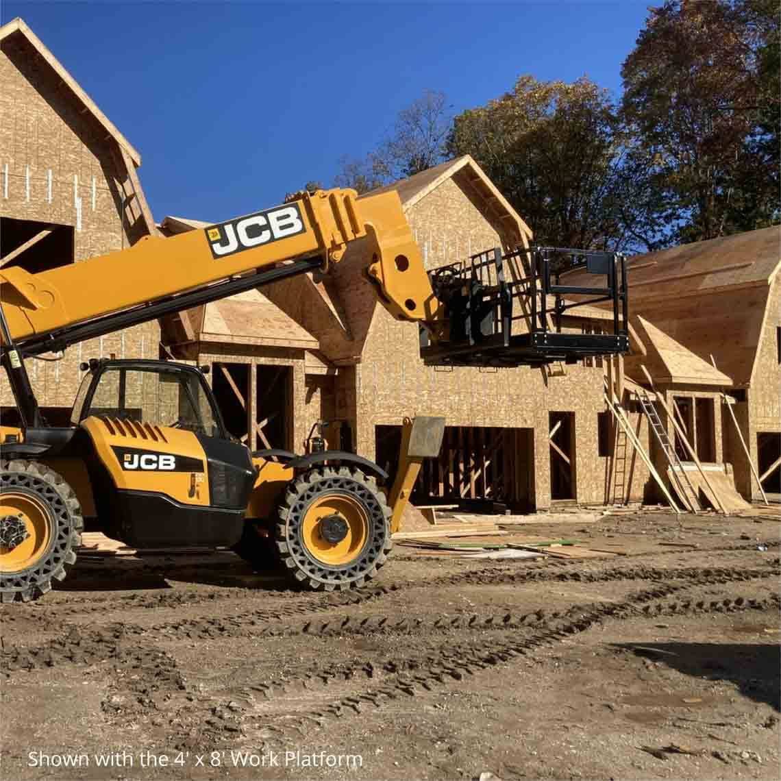 Titan Attachments 190502 4'x6' Telehandler Work Platform Man Basket