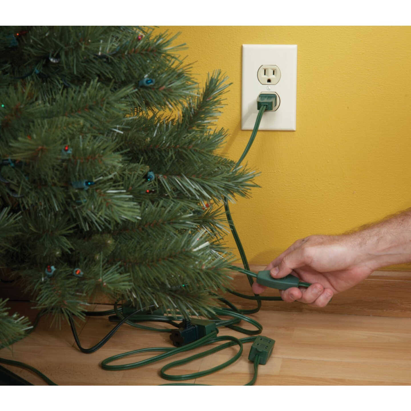 Do It XM-PT2182-15X-GR 18/2 Christmas Tree Extension Cord