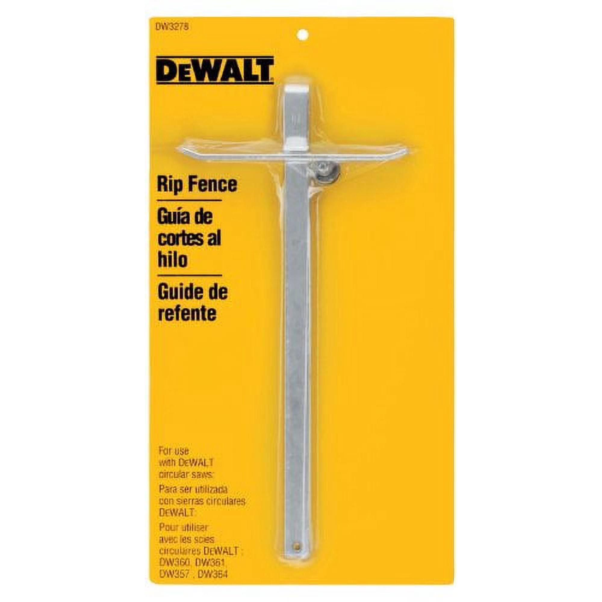 DeWalt DW3278 Circular Rip Saw Fence