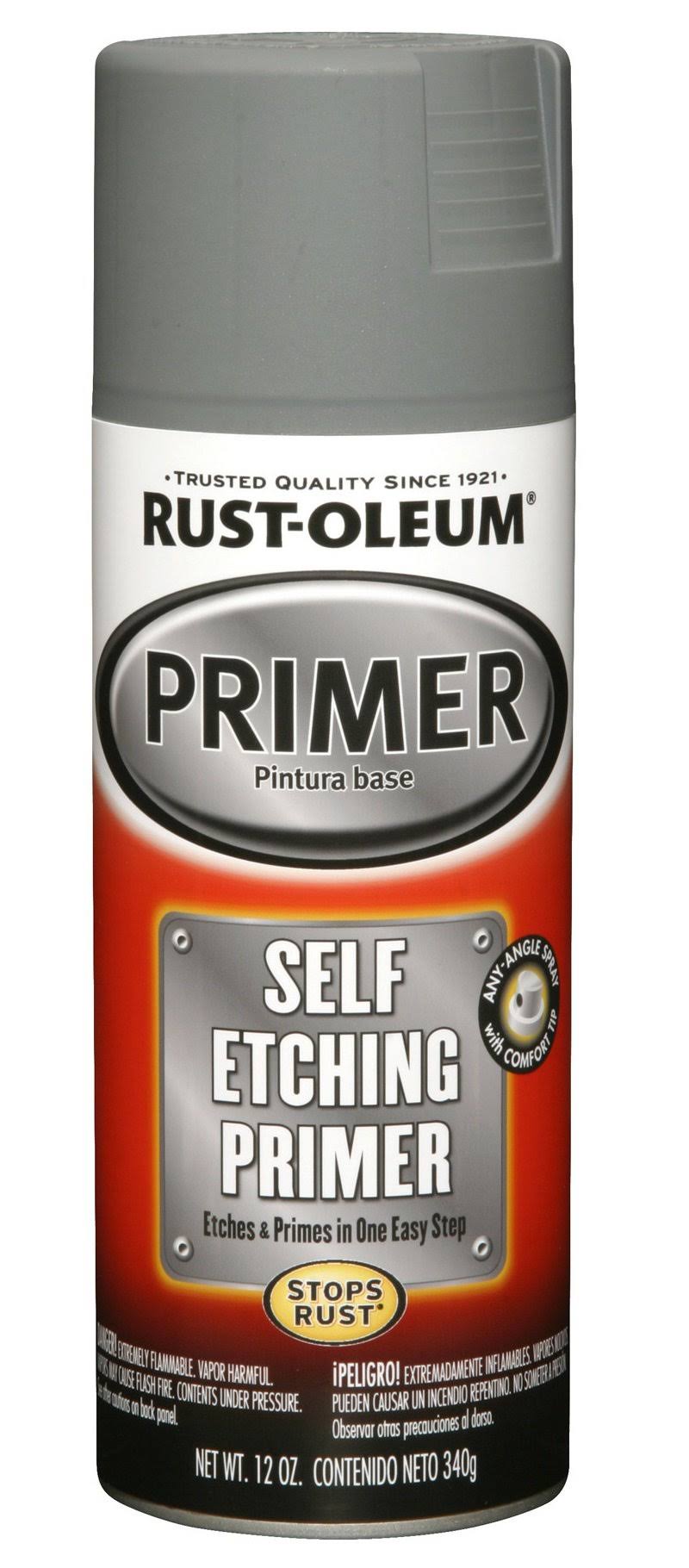 Rust-Oleum 249322 Self Etching Primer, Dark Green, 12 oz.