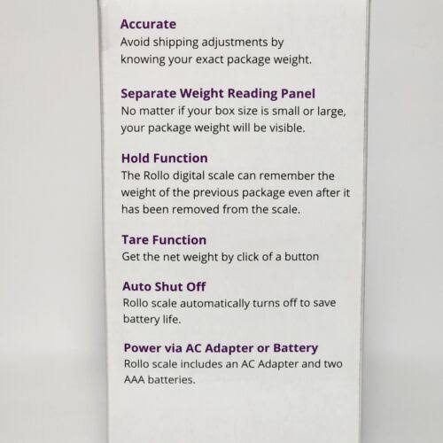 Rollo Shipping Scale 110lb/50kg- Quality Shipping Scale~NEW~