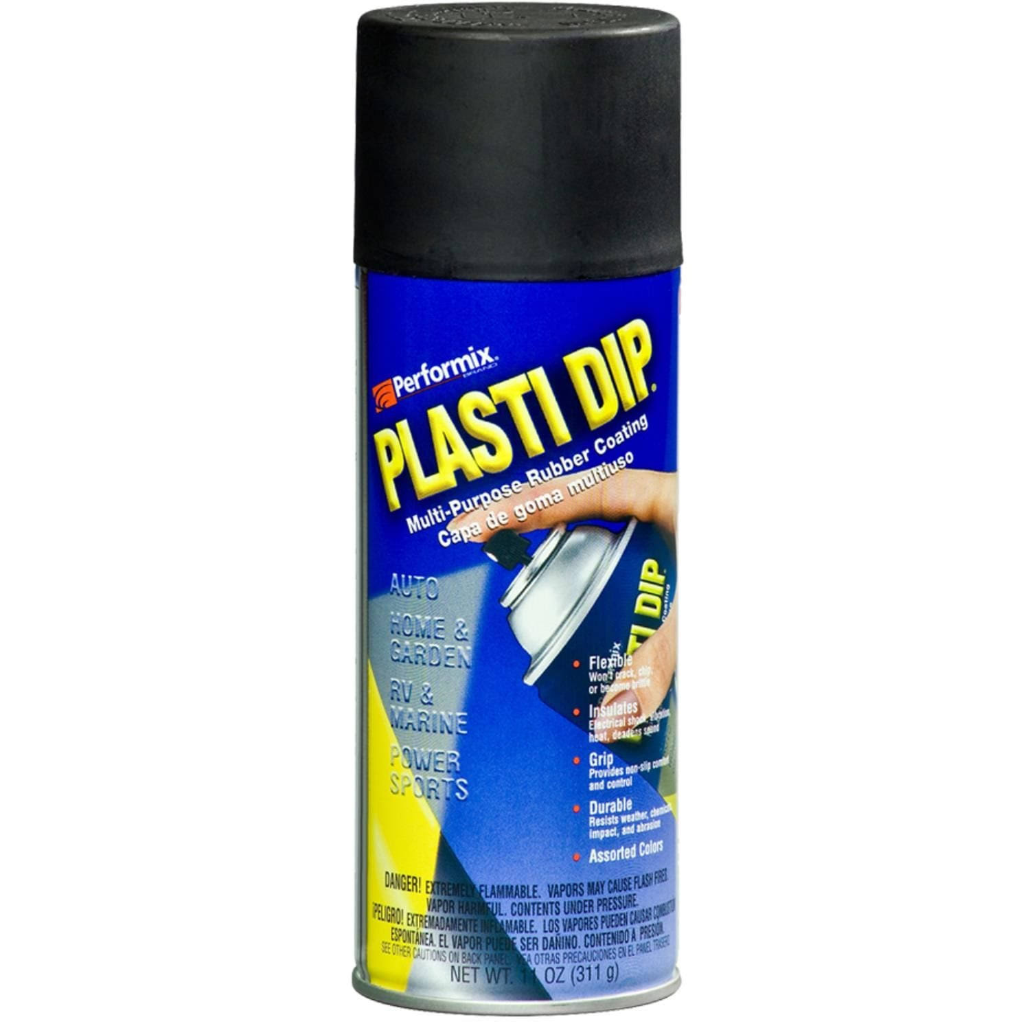 Performix Plasti Dip Multipurpose Rubber Coating, Black- 11 oz can