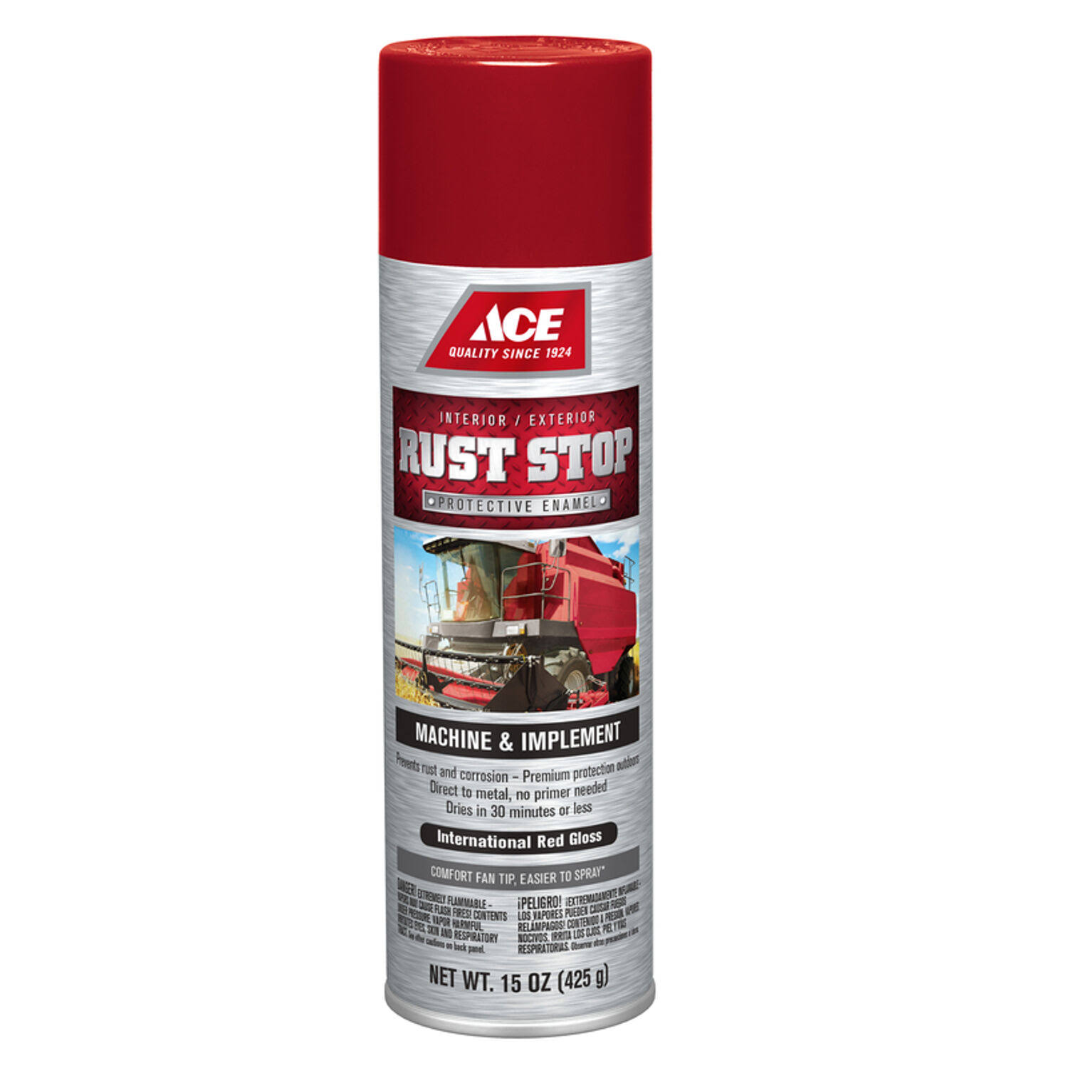 Ace Rust Stop, International Red- 15 oz