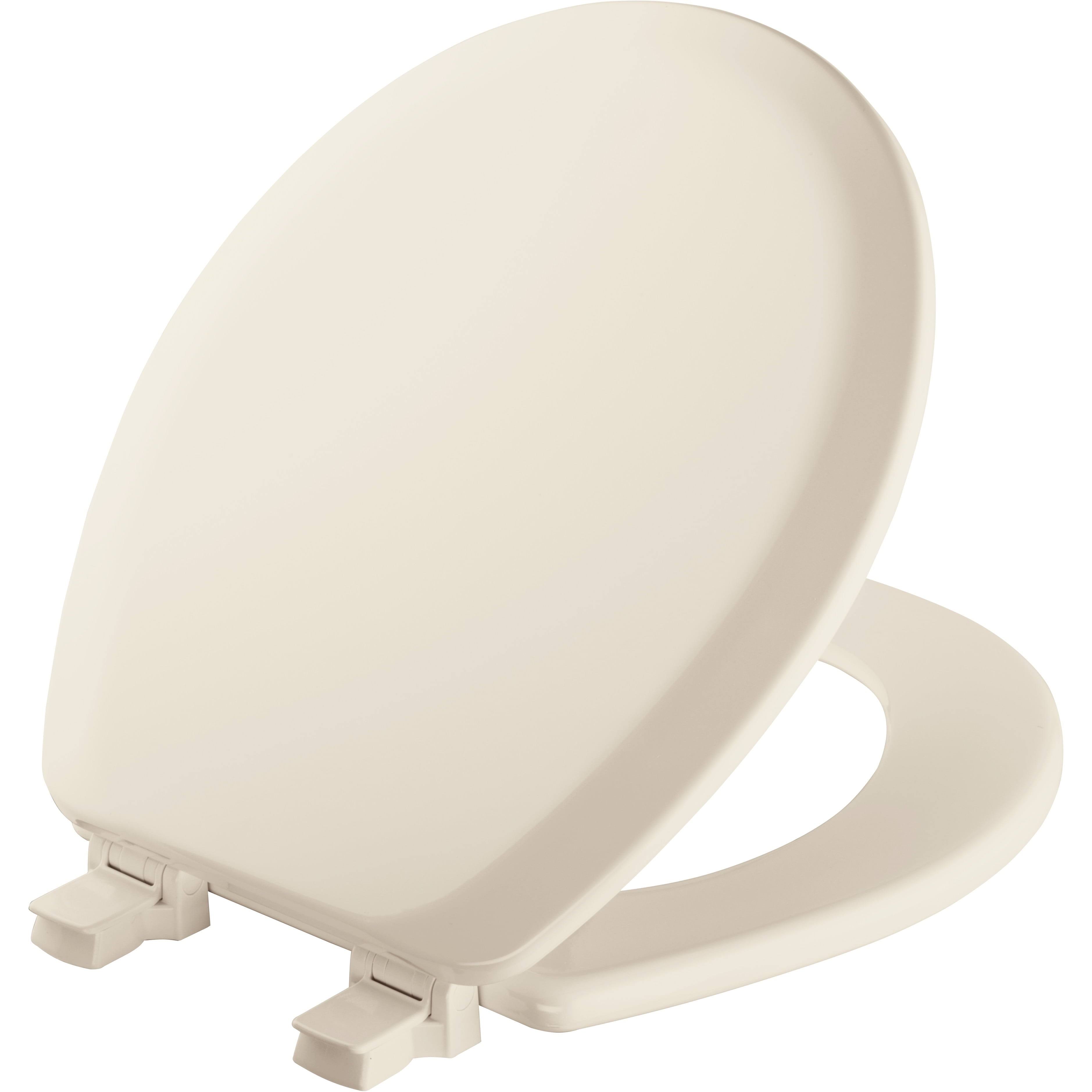 Mayfair Wood Toilet Seat Round Biscuit