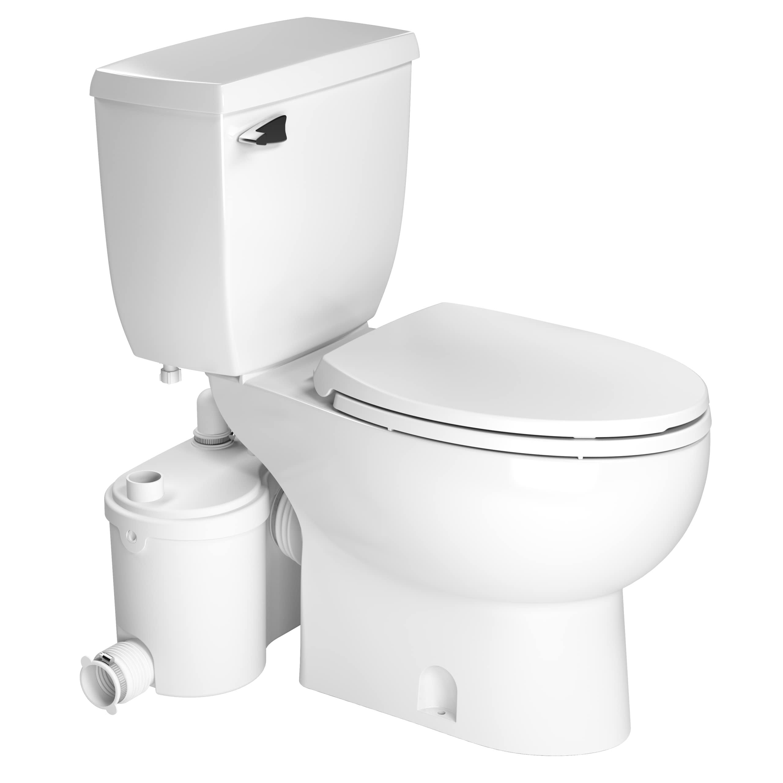 Saniflo Sanibest Pro Pump & White Elongated Toilet Kit