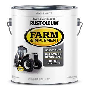 Rust-Oleum 1 Gallon White Gloss Farm & Implement Enamel 280166